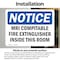 Signmission Mri Compatible Fire Extinguisher Inside Mri Room OSHA Notice Sign, Vinyl Decal, 14in x 10in, 2PK OS-2PACK-NS-D-1014-L-14262 - alternate 4